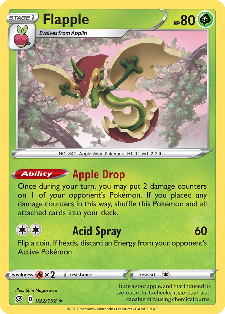 Flapple — illustrated card