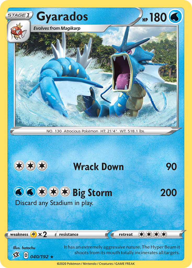 Gyarados — illustrated card