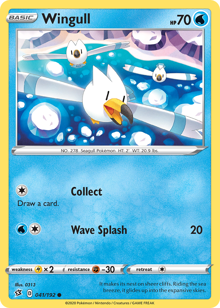 Wingull — illustrated card