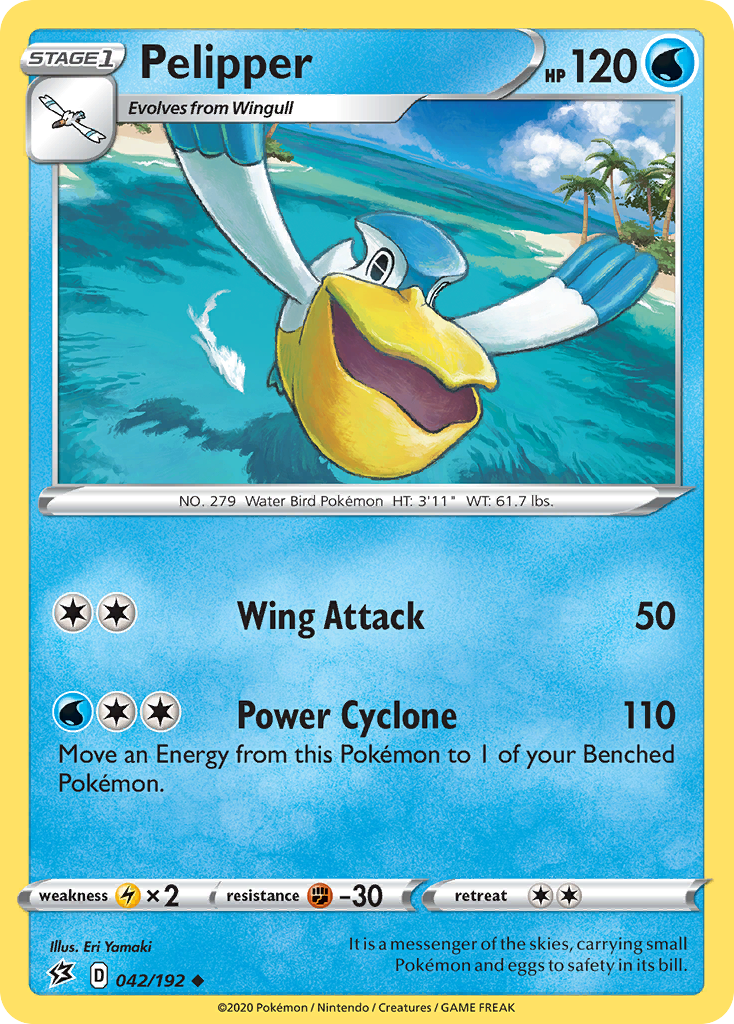 Pelipper — illustrated card