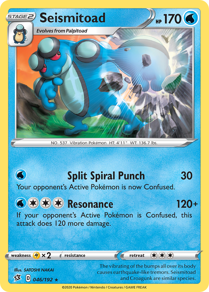 Seismitoad — illustrated card