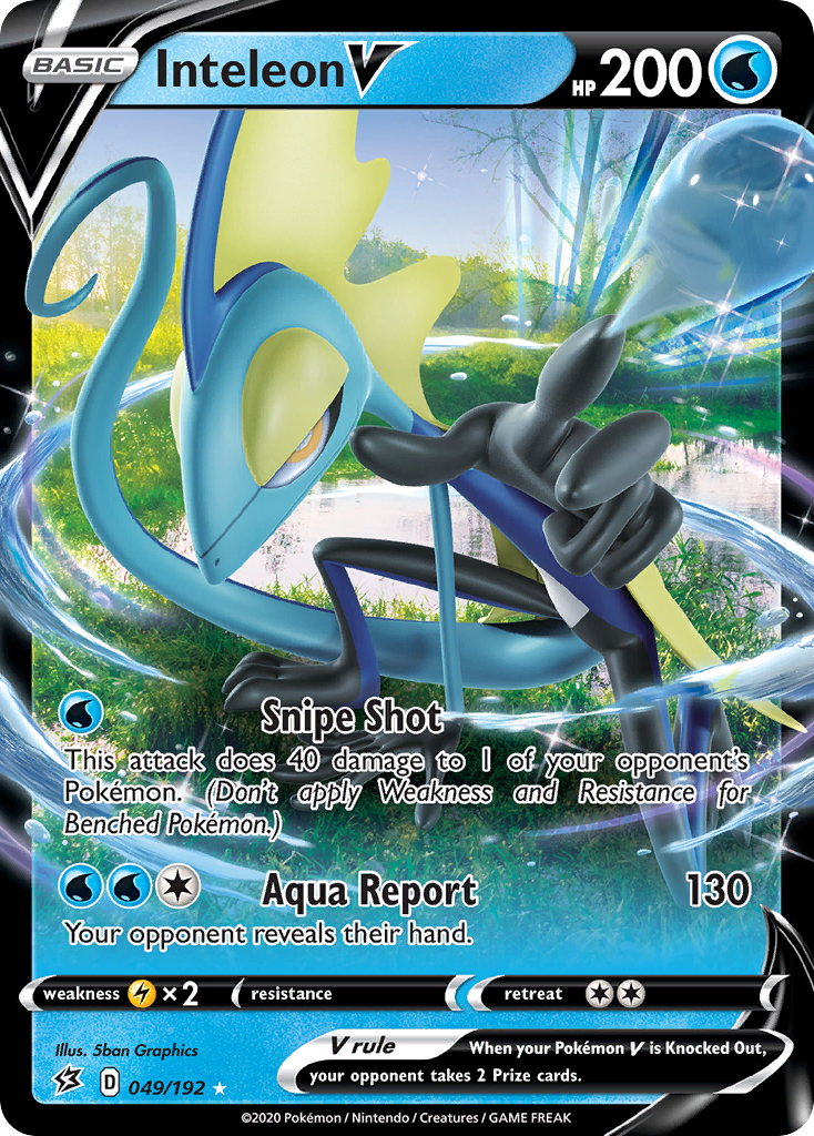 Inteleon V — illustrated card