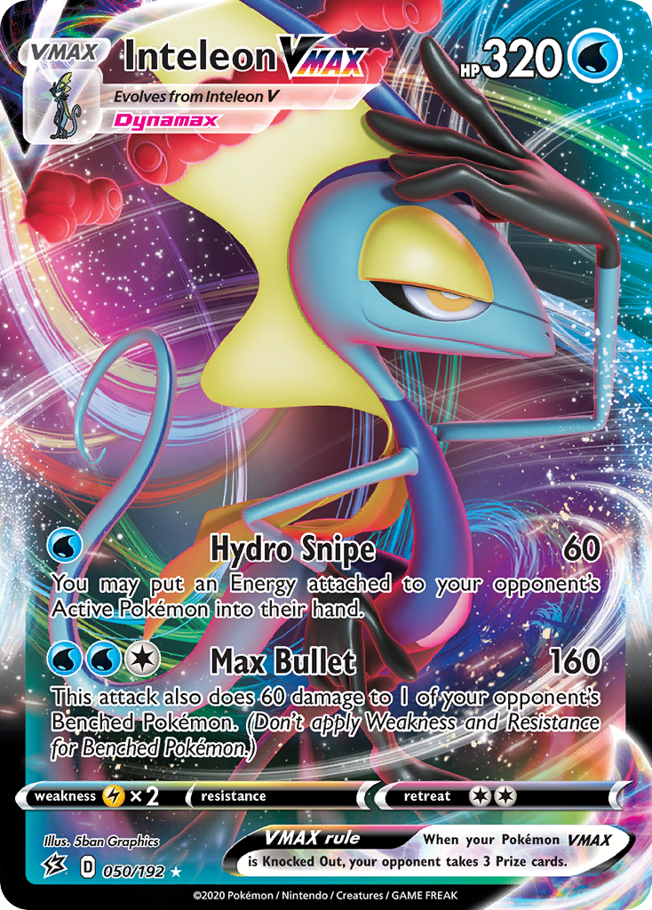 Inteleon VMAX — illustrated card