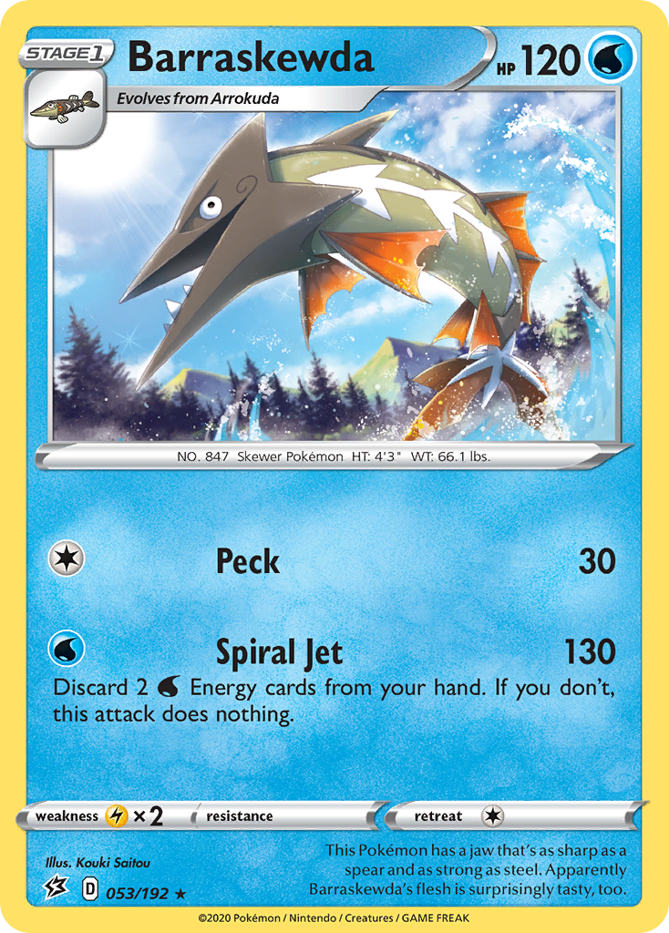 Barraskewda — illustrated card