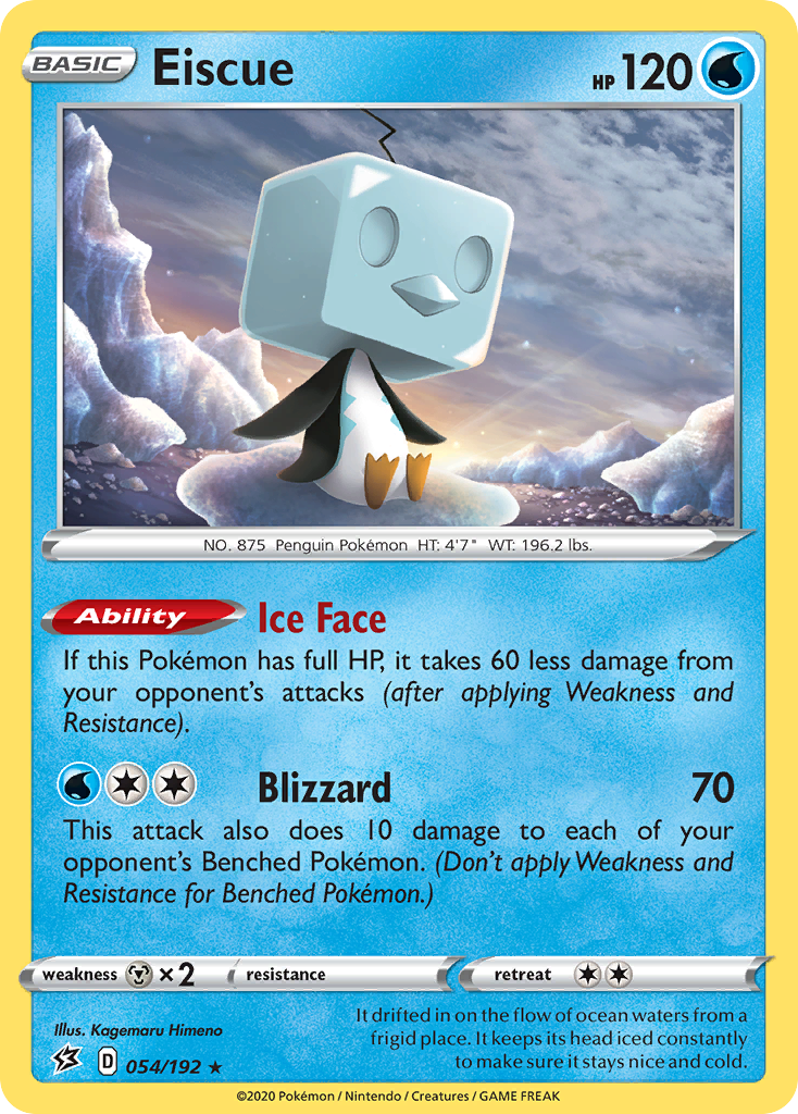 Eiscue — illustrated card