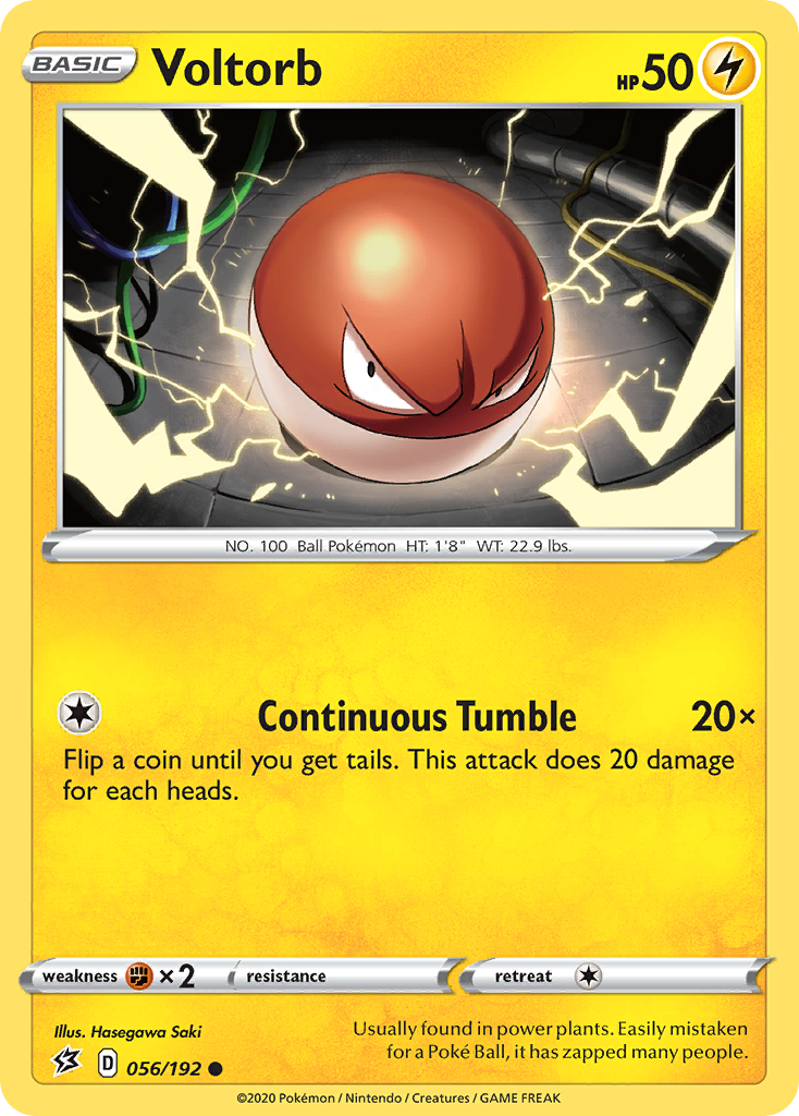 Voltorb — illustrated card