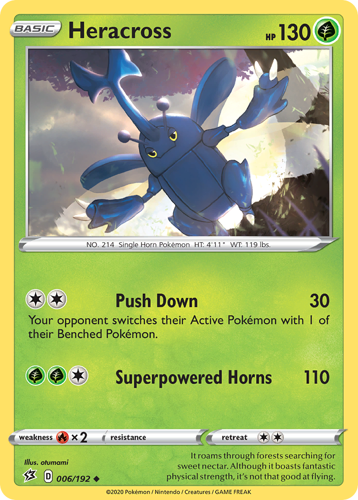 Heracross — illustrated card