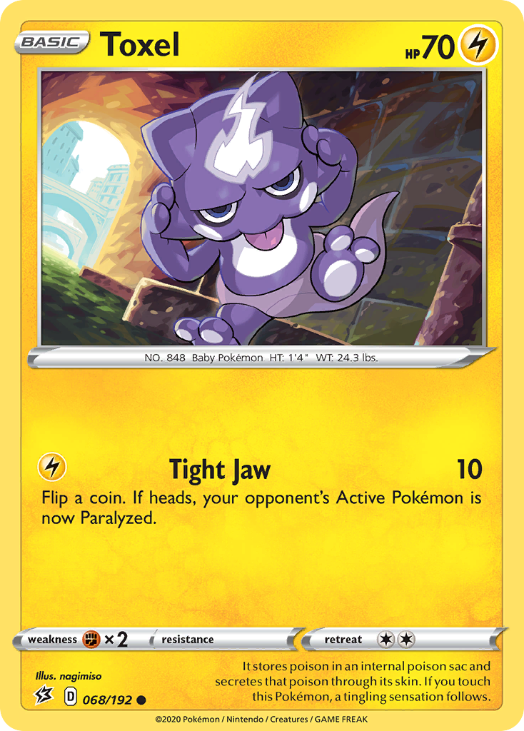 Toxel — illustrated card