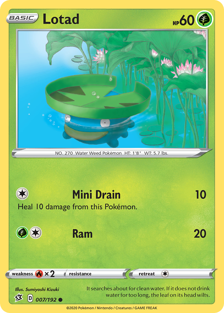 Lotad — illustrated card