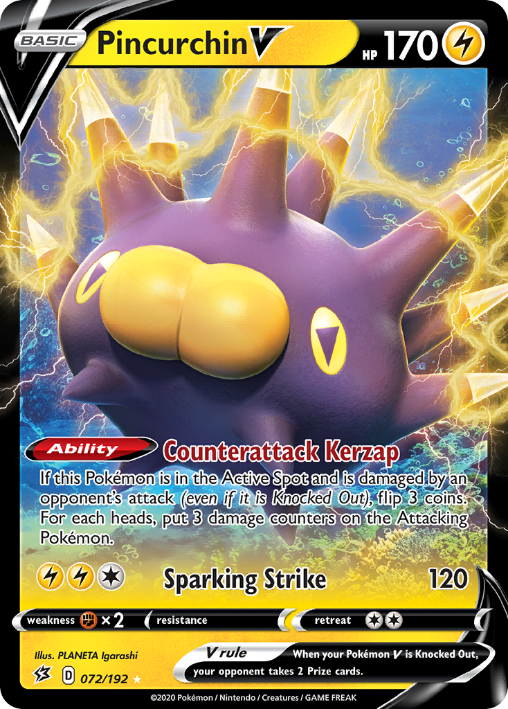 Pincurchin V — illustrated card