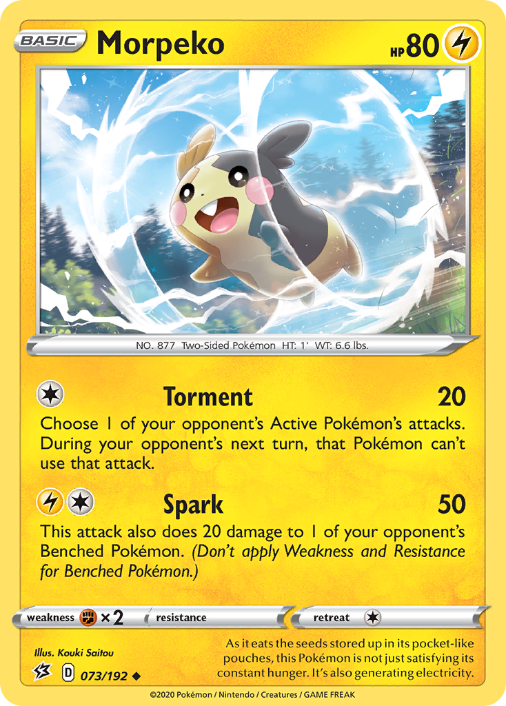Morpeko — illustrated card