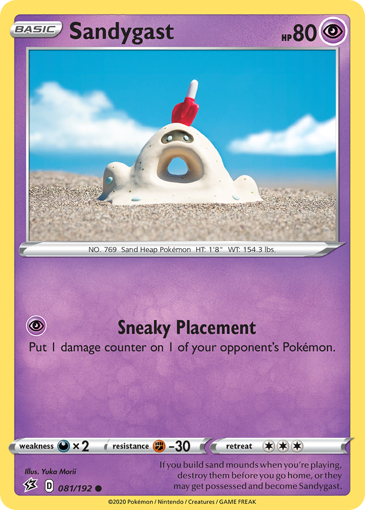Sandygast — illustrated card