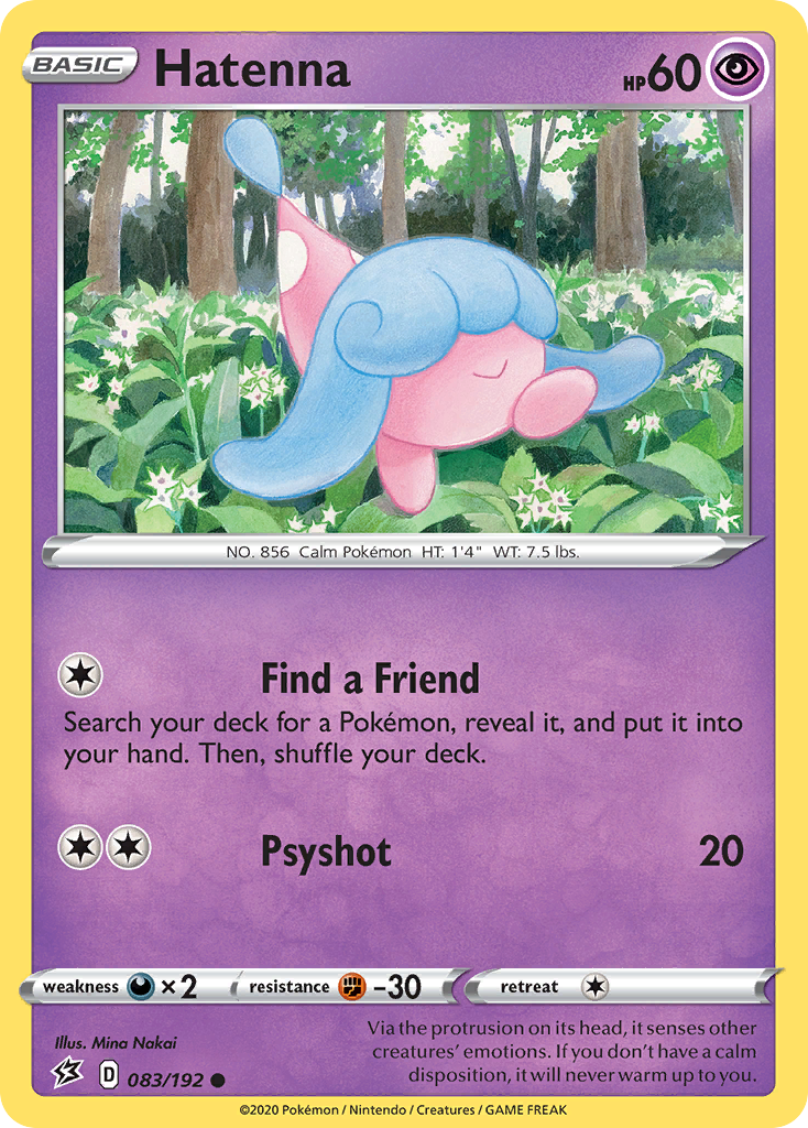 Hatenna — illustrated card