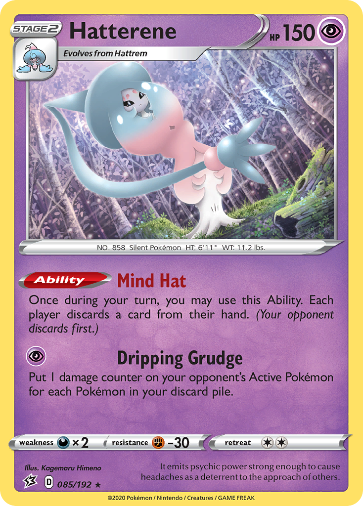 Hatterene — illustrated card