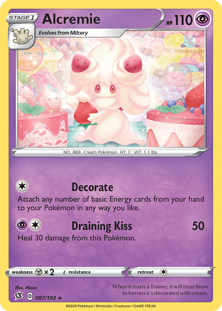Alcremie — illustrated card