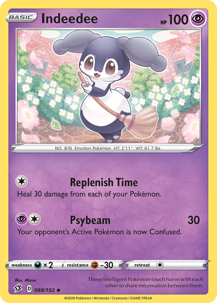 Indeedee — illustrated card