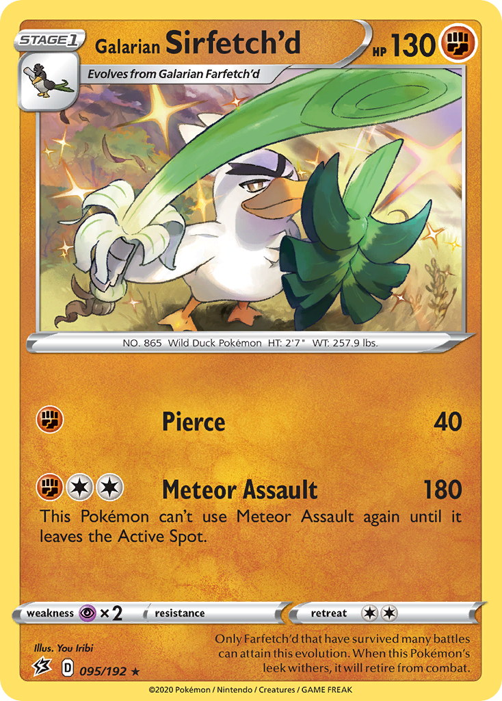 Galarian Sirfetch'd — illustrated card