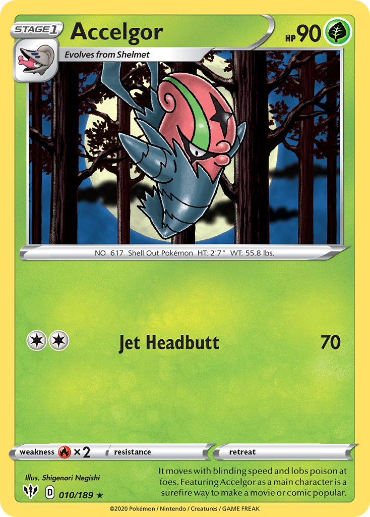 Accelgor — illustrated card