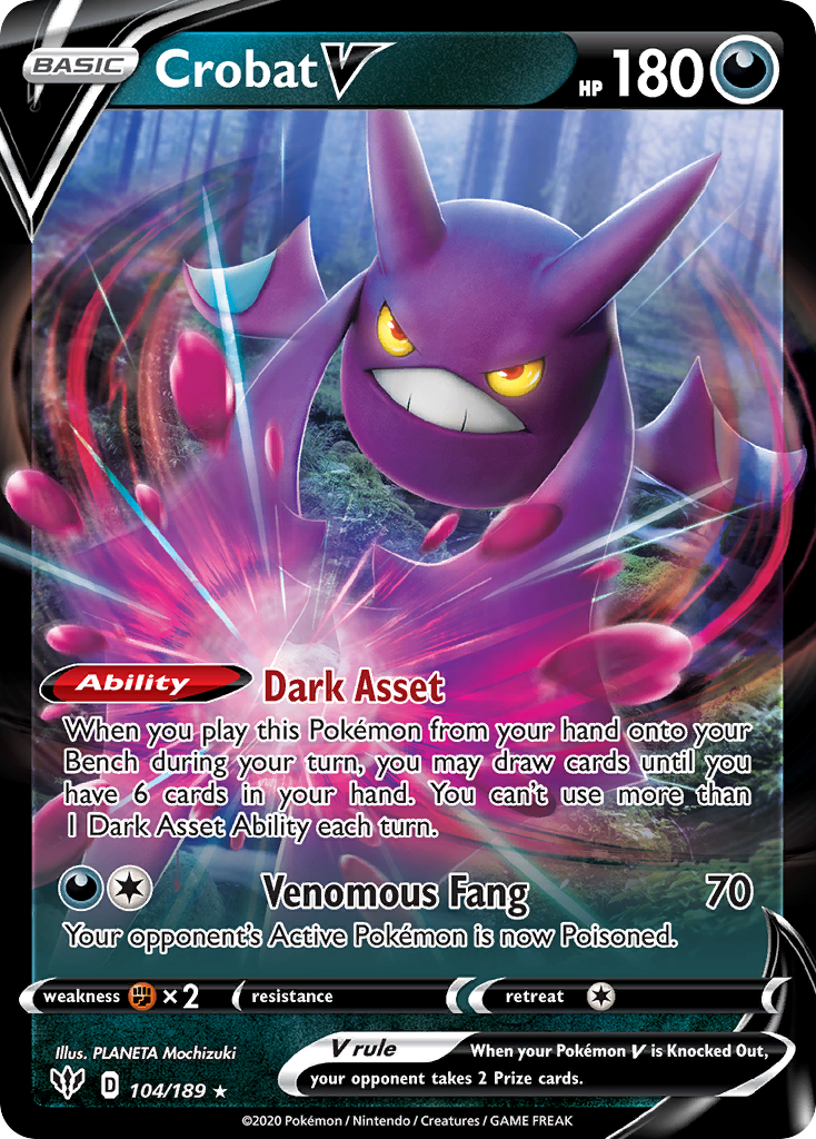 Crobat V — illustrated card