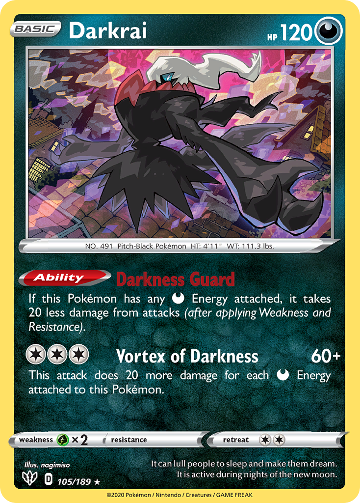 Darkrai — illustrated card