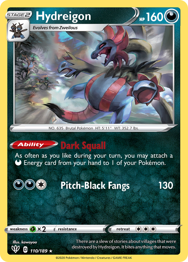Hydreigon — illustrated card