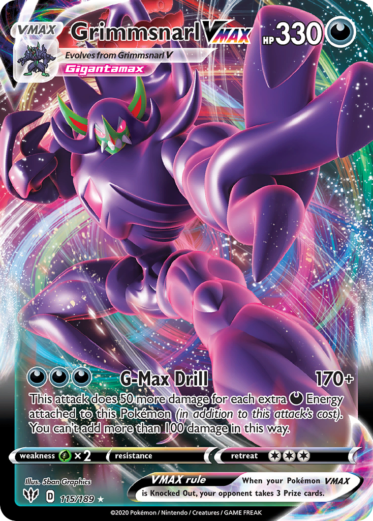 Grimmsnarl VMAX — illustrated card
