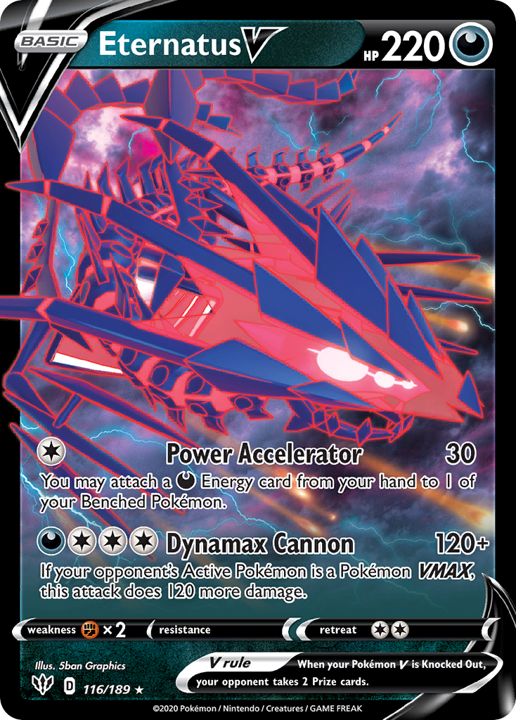 Eternatus V — illustrated card