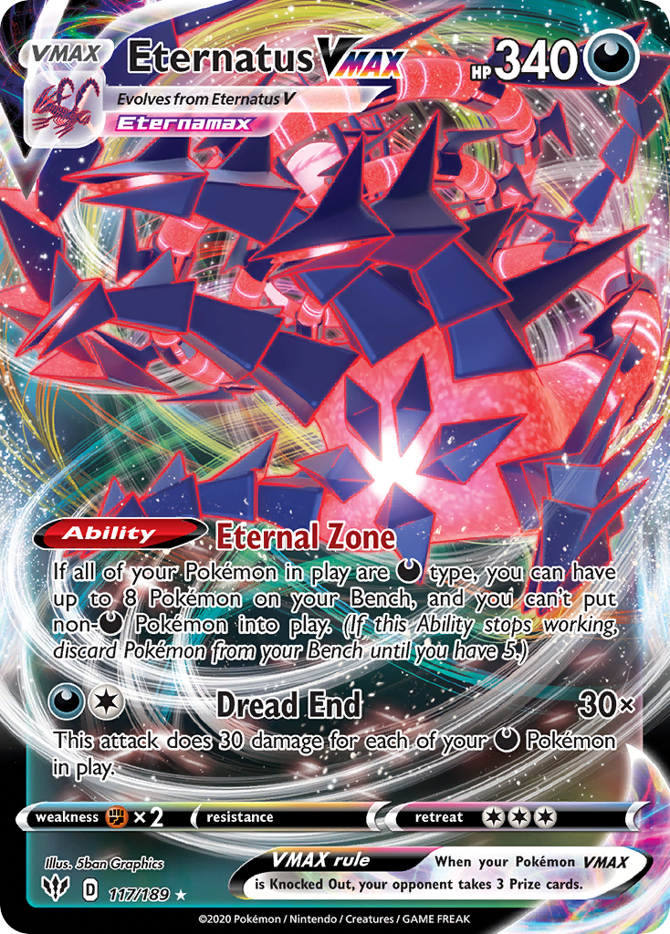 Eternatus VMAX — illustrated card