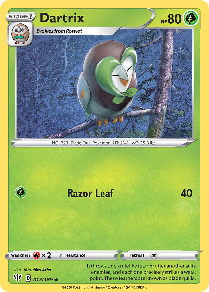 Dartrix — illustrated card