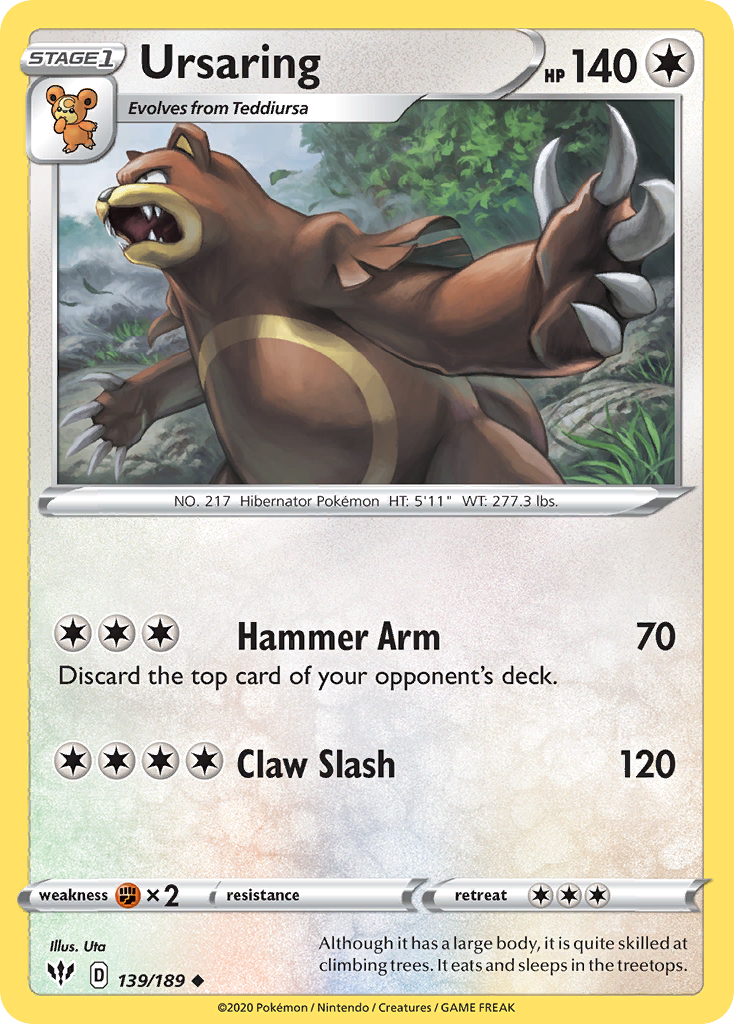 Ursaring — illustrated card