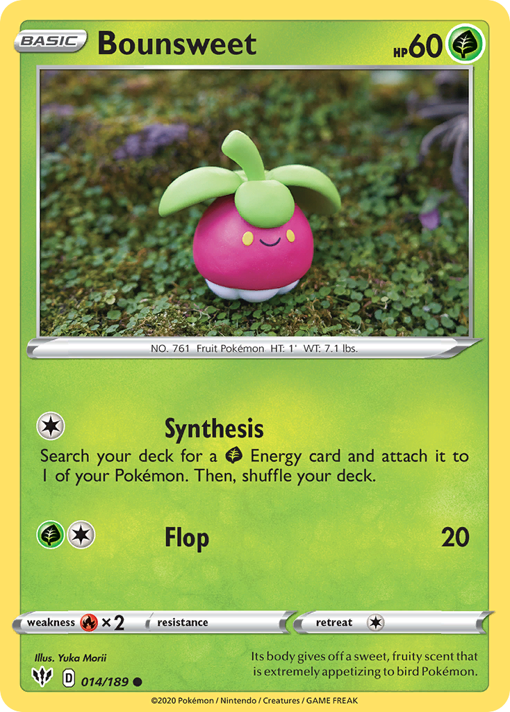 Bounsweet — illustrated card