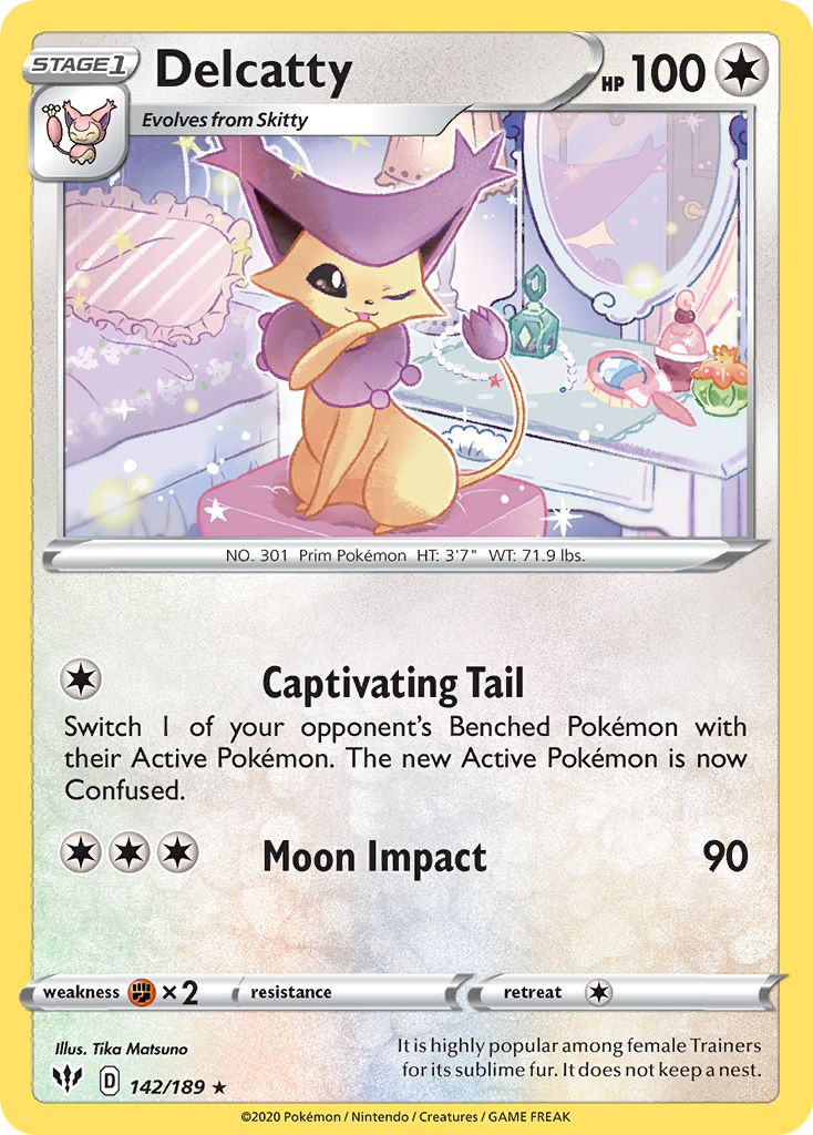 Delcatty — illustrated card