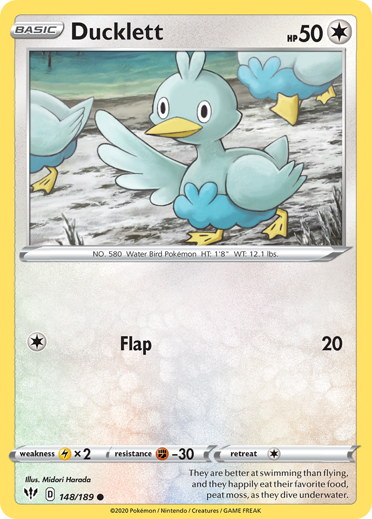 Ducklett — illustrated card