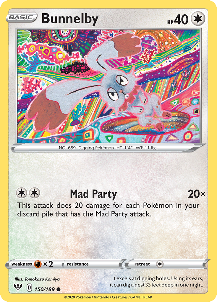 Bunnelby — illustrated card