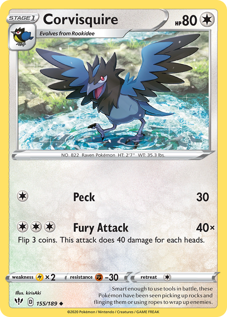 Corvisquire — illustrated card
