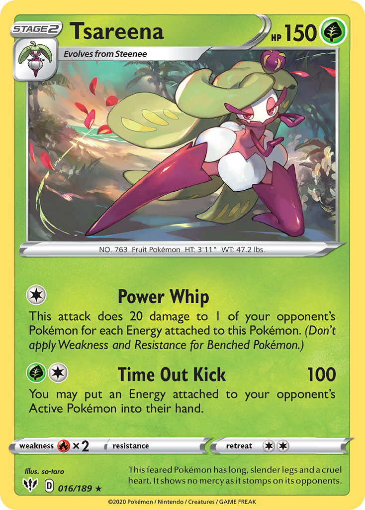 Tsareena — illustrated card