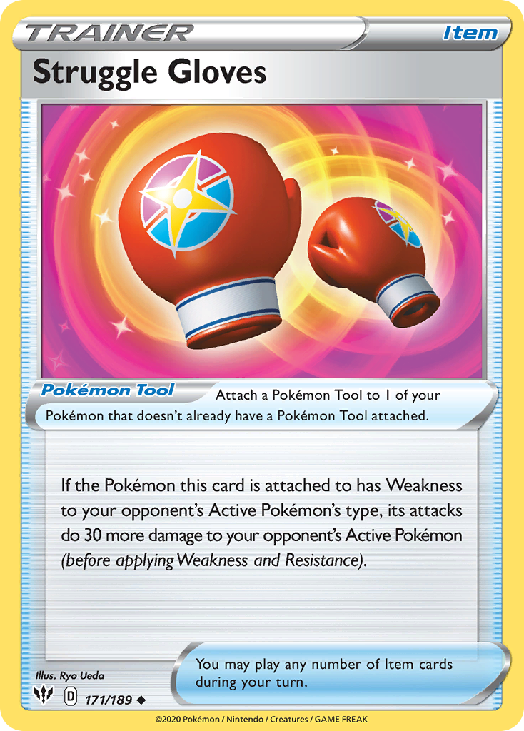 Struggle Gloves — illustrated card