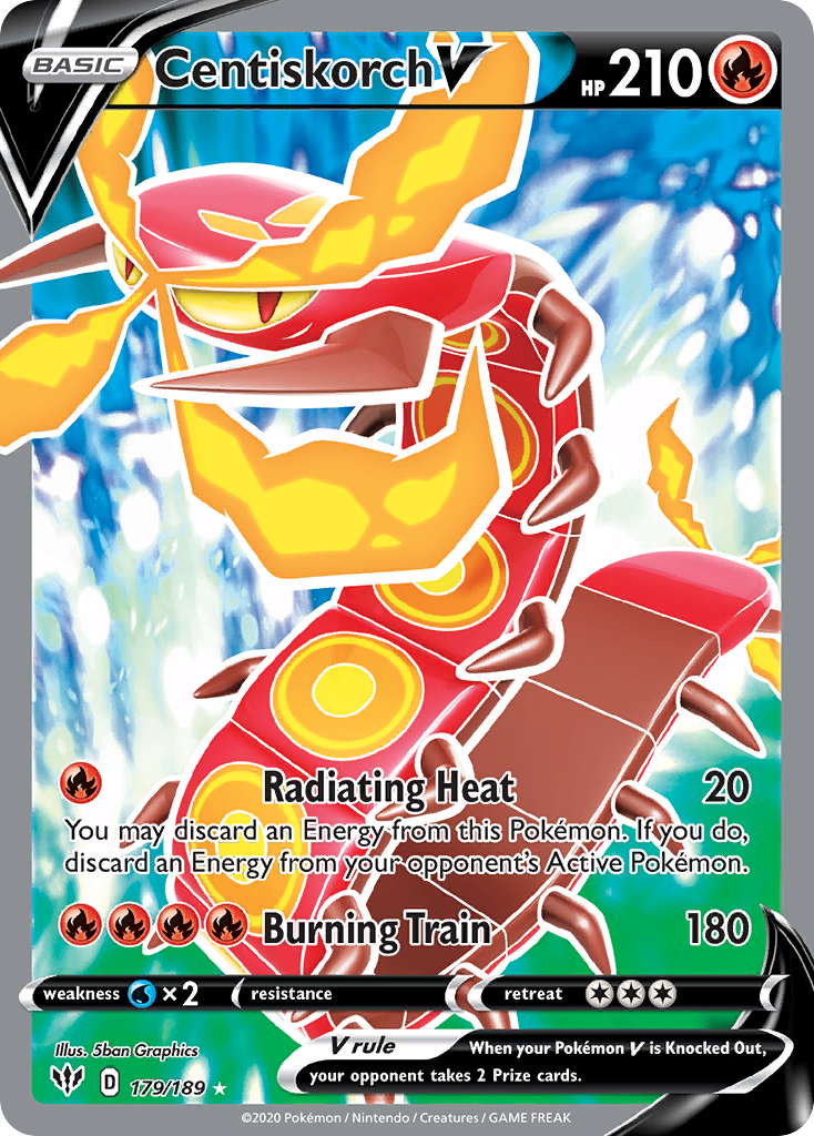 Centiskorch V — illustrated card