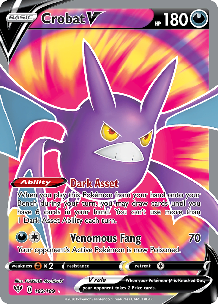 Crobat V — illustrated card
