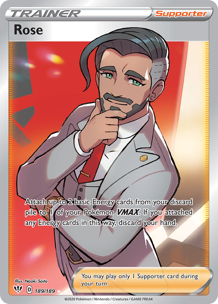 Rose — illustrated card