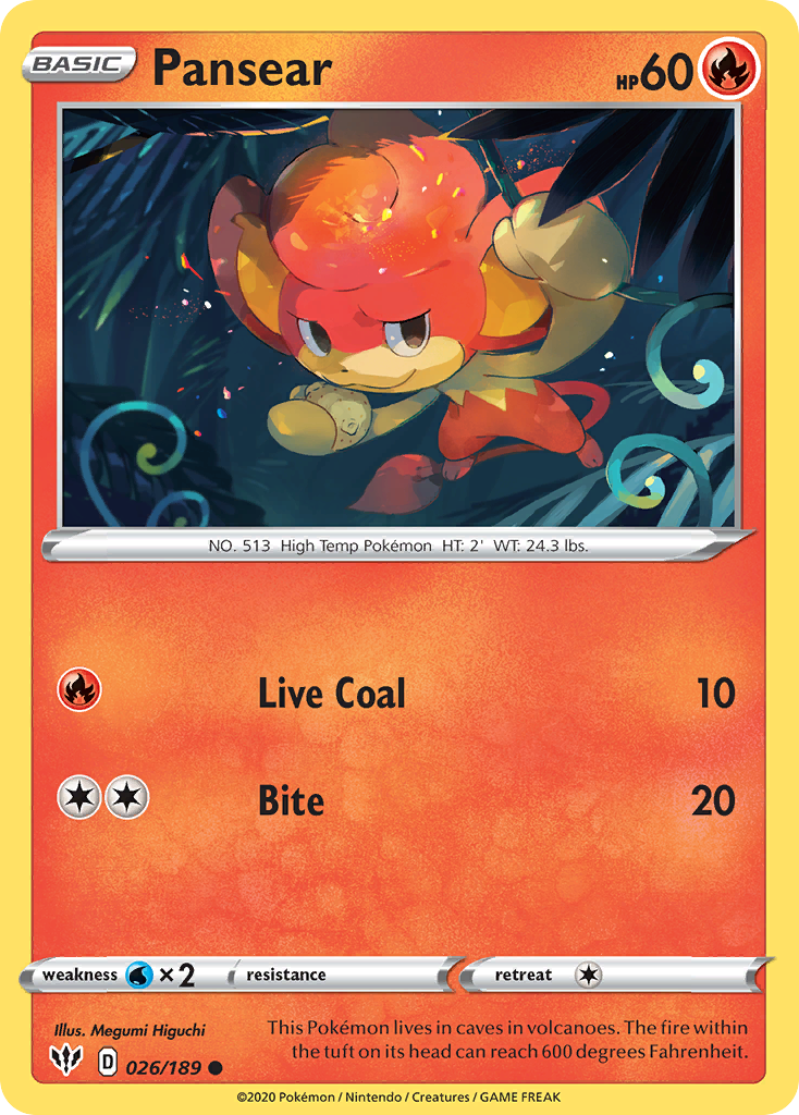 Pansear — illustrated card