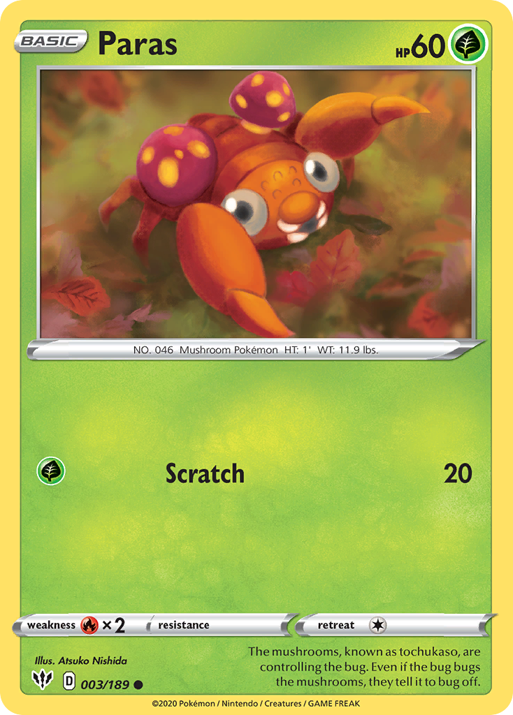 Paras — illustrated card