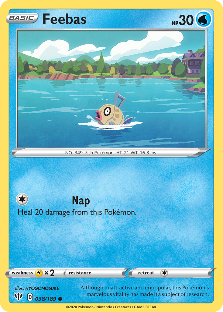 Feebas — illustrated card