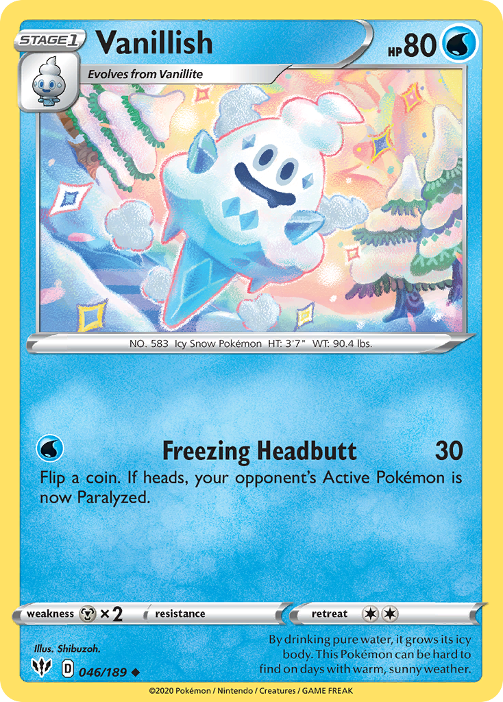 Vanillish — illustrated card
