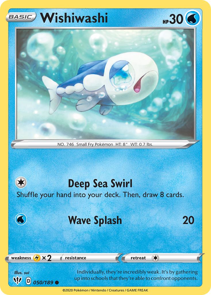 Wishiwashi — illustrated card