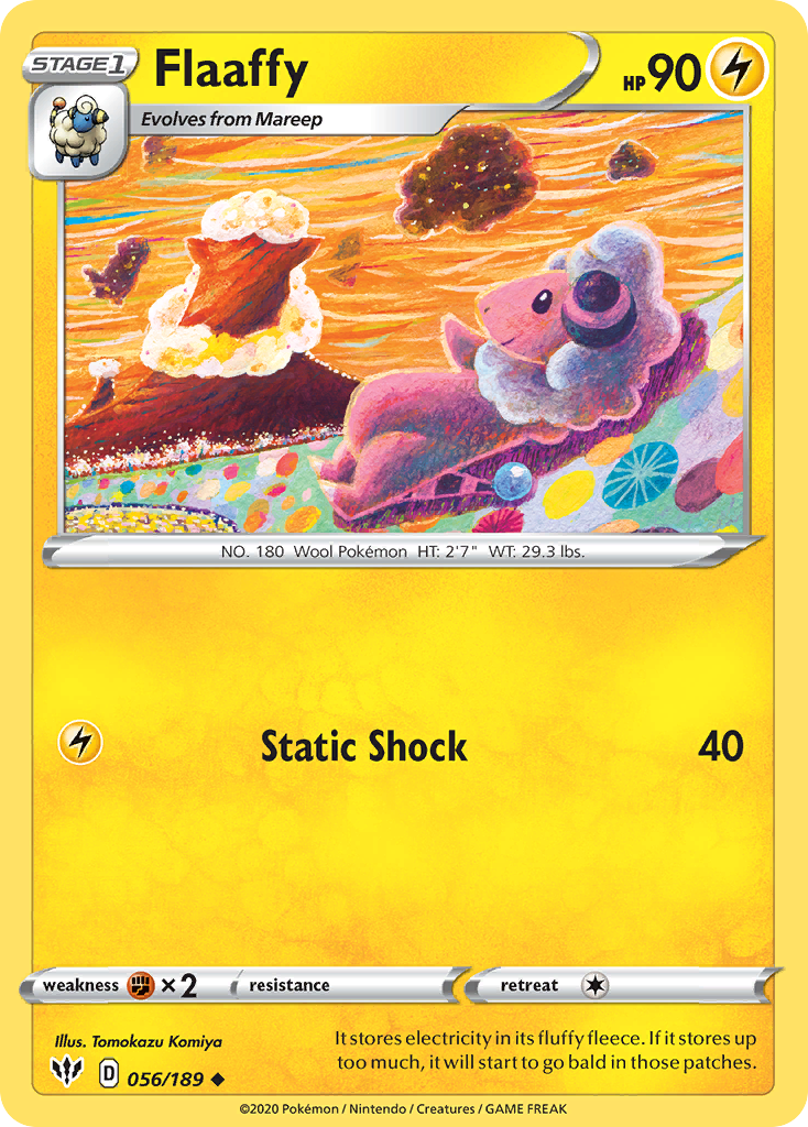 Flaaffy — illustrated card