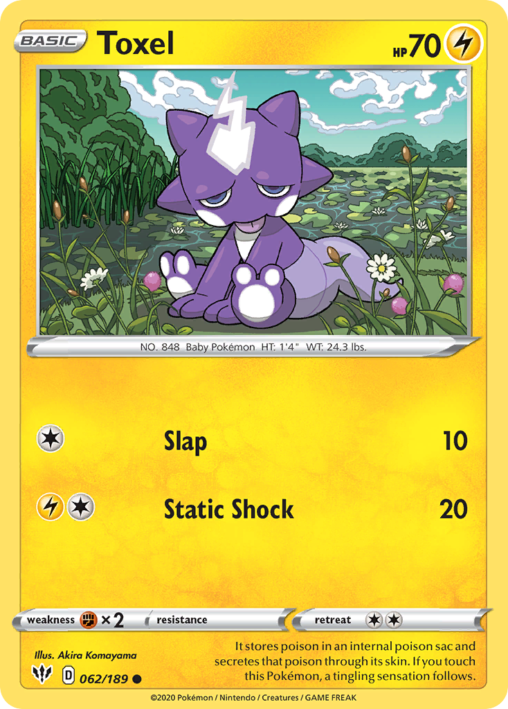 Toxel — illustrated card
