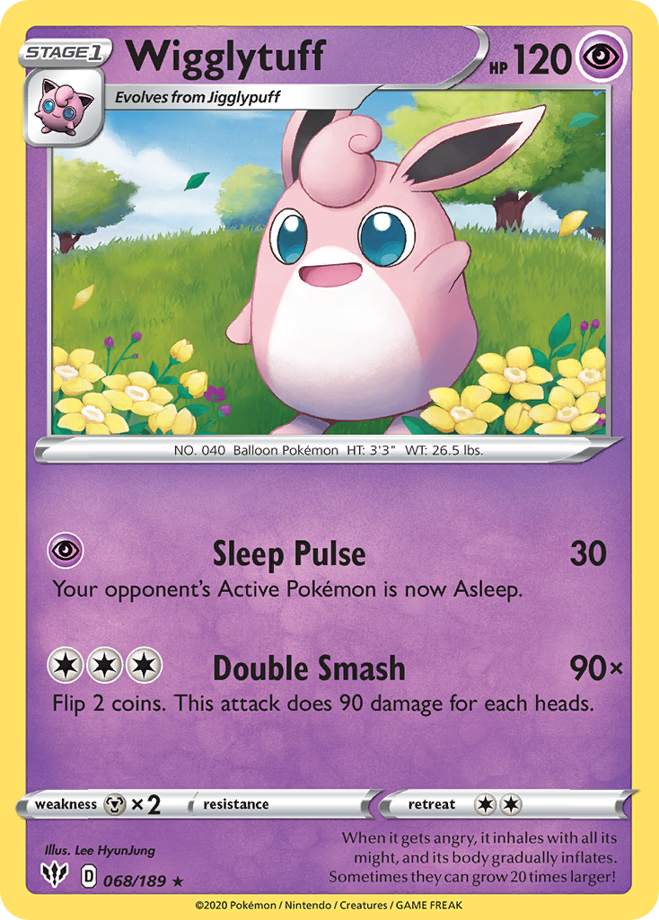 Wigglytuff — illustrated card