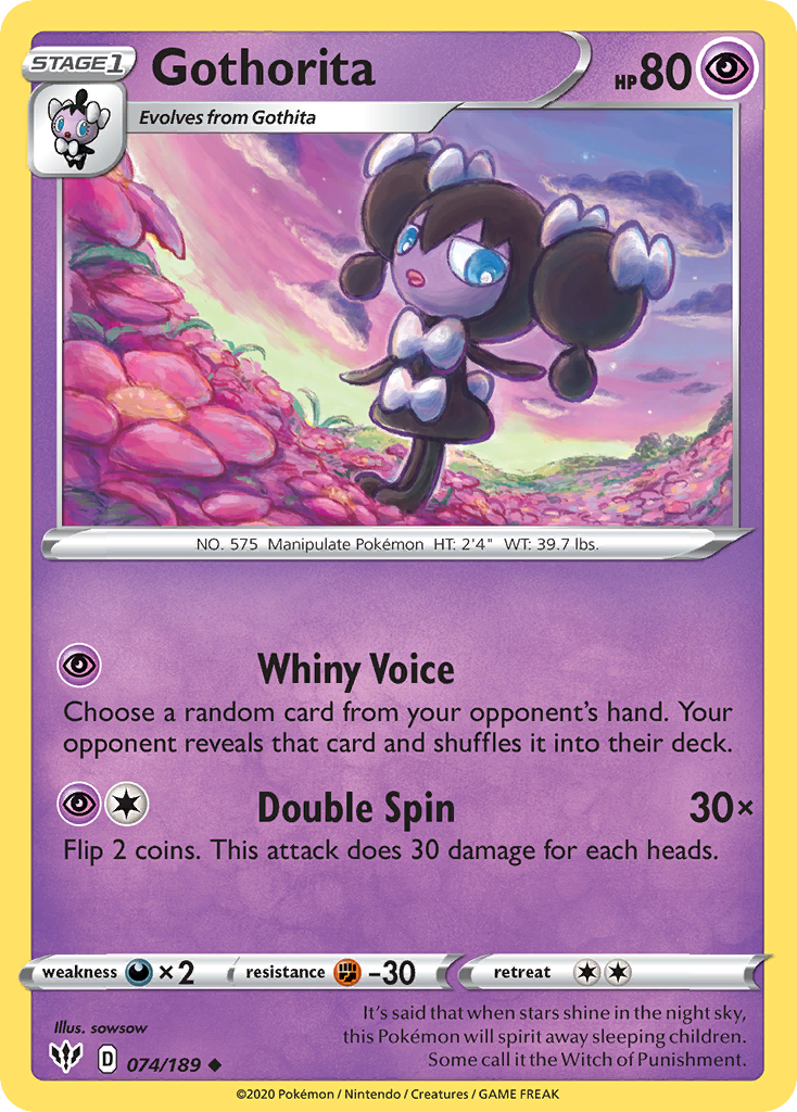 Gothorita — illustrated card