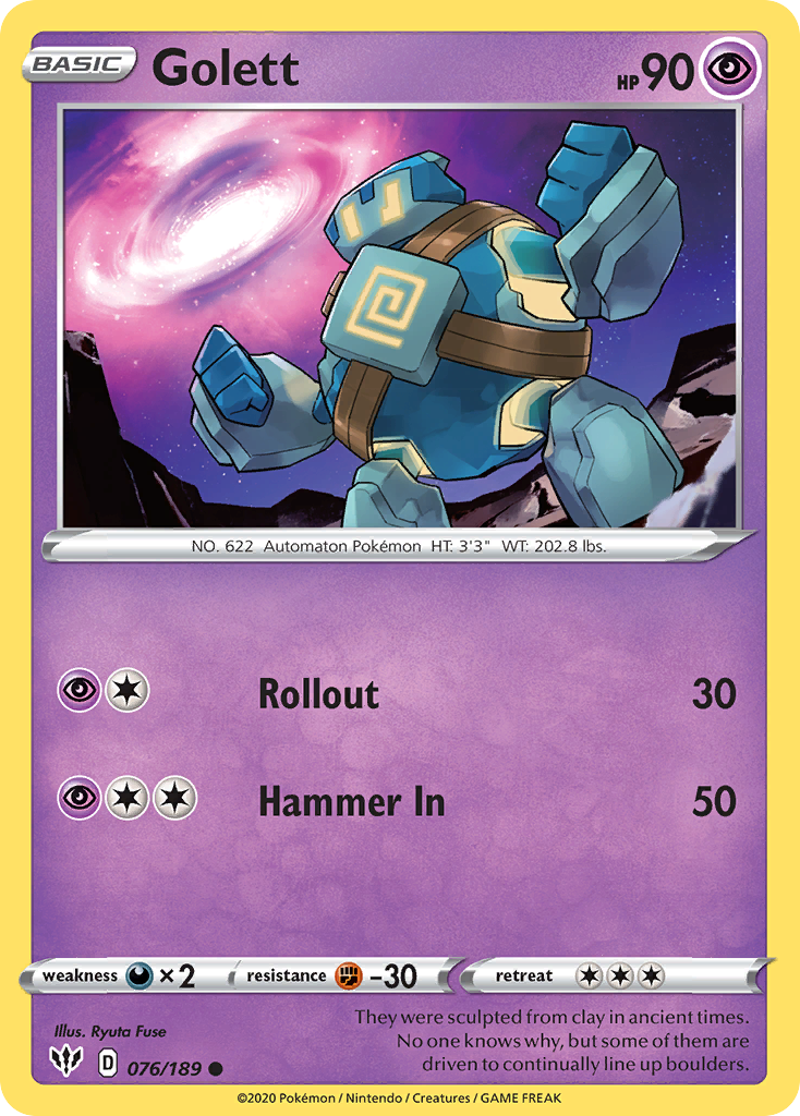 Golett — illustrated card